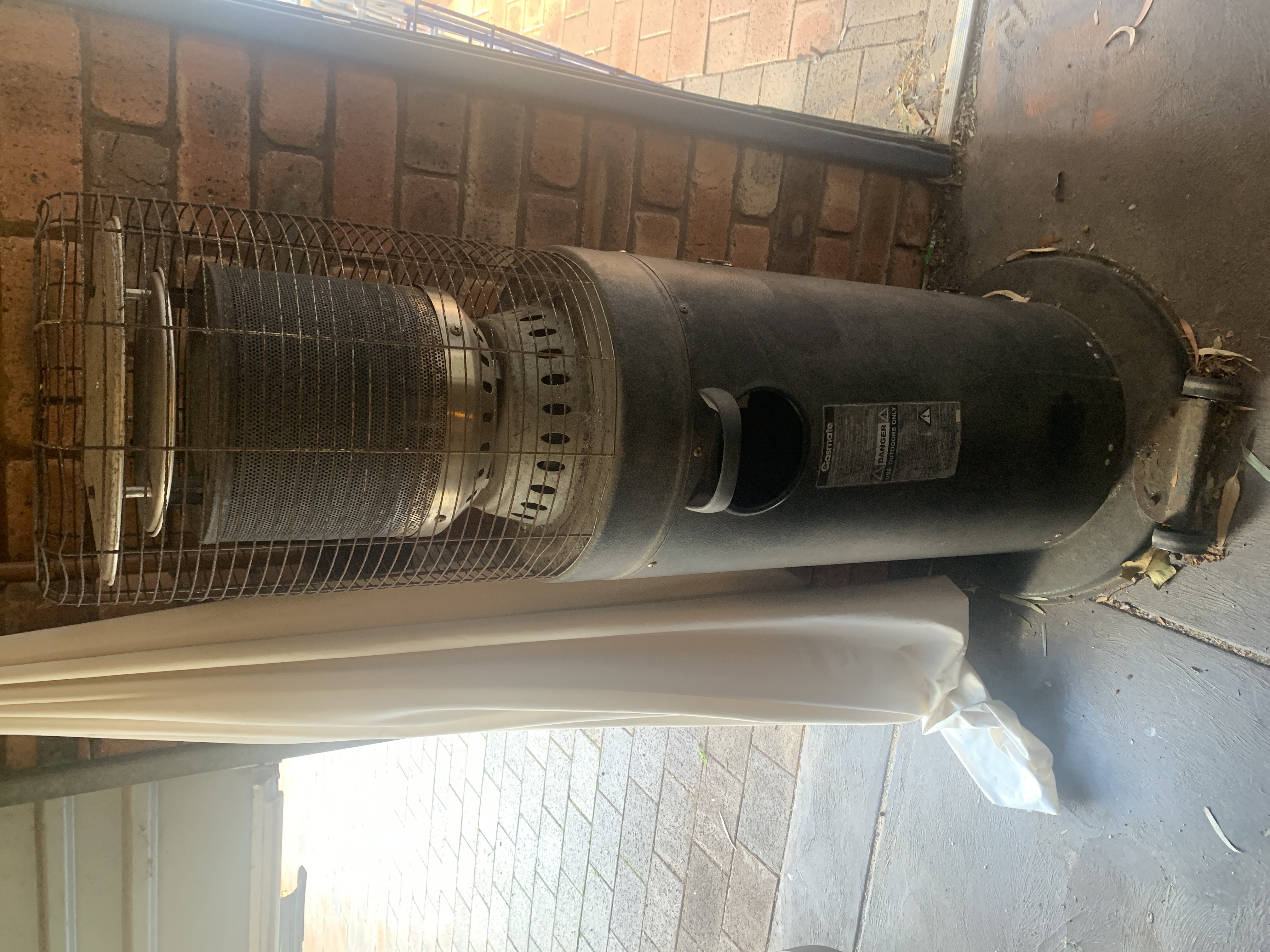 Gas burner heater